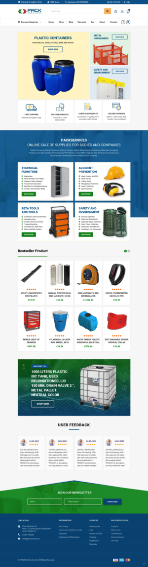 Diseño de WooCommerce por pb para PACK SERVICES SRL | Diseño: #26476547