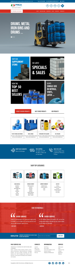 Diseño de WooCommerce por pb para PACK SERVICES SRL | Diseño: #26476548