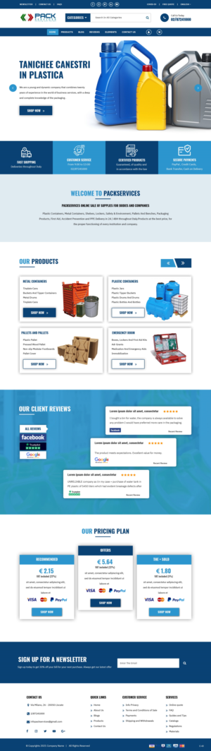 Diseño de WooCommerce por pb para PACK SERVICES SRL | Diseño: #26476551