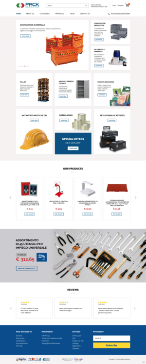 Diseño de WooCommerce por pb para PACK SERVICES SRL | Diseño: #26476552