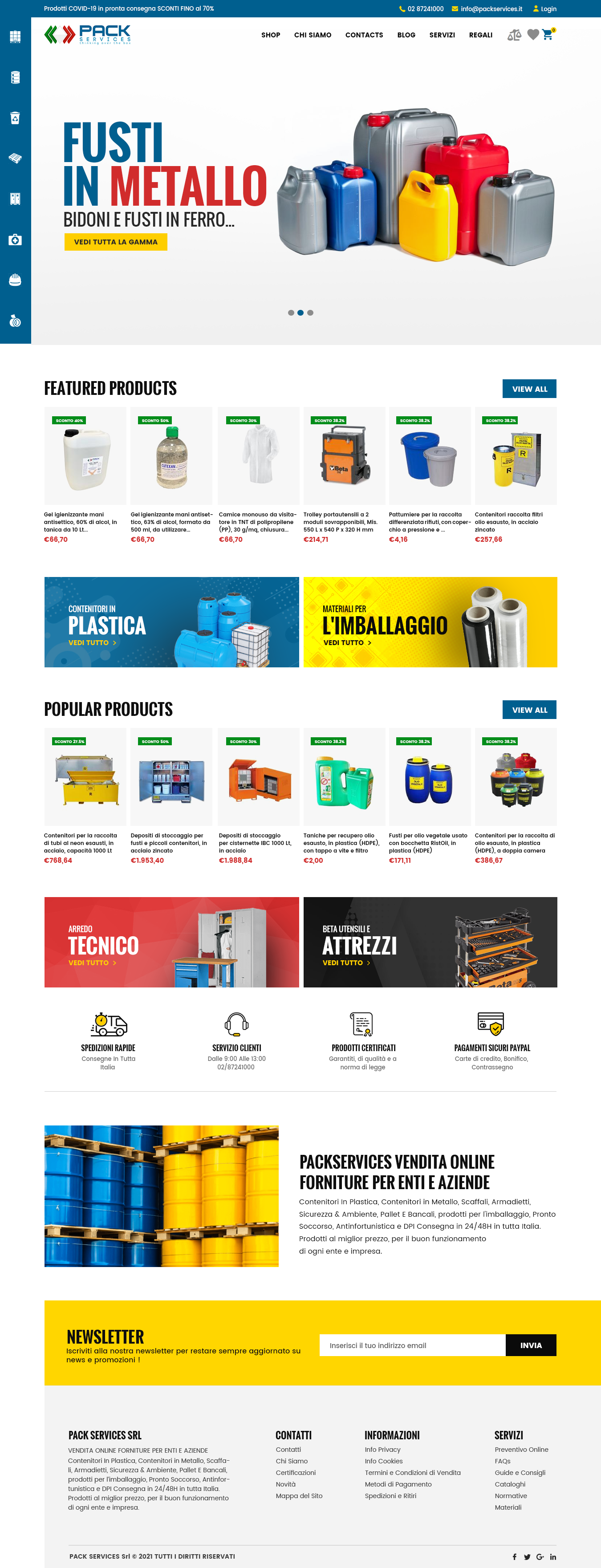 WooCommerce-Design von nzdesigners für PACK SERVICES SRL | Design #26484400