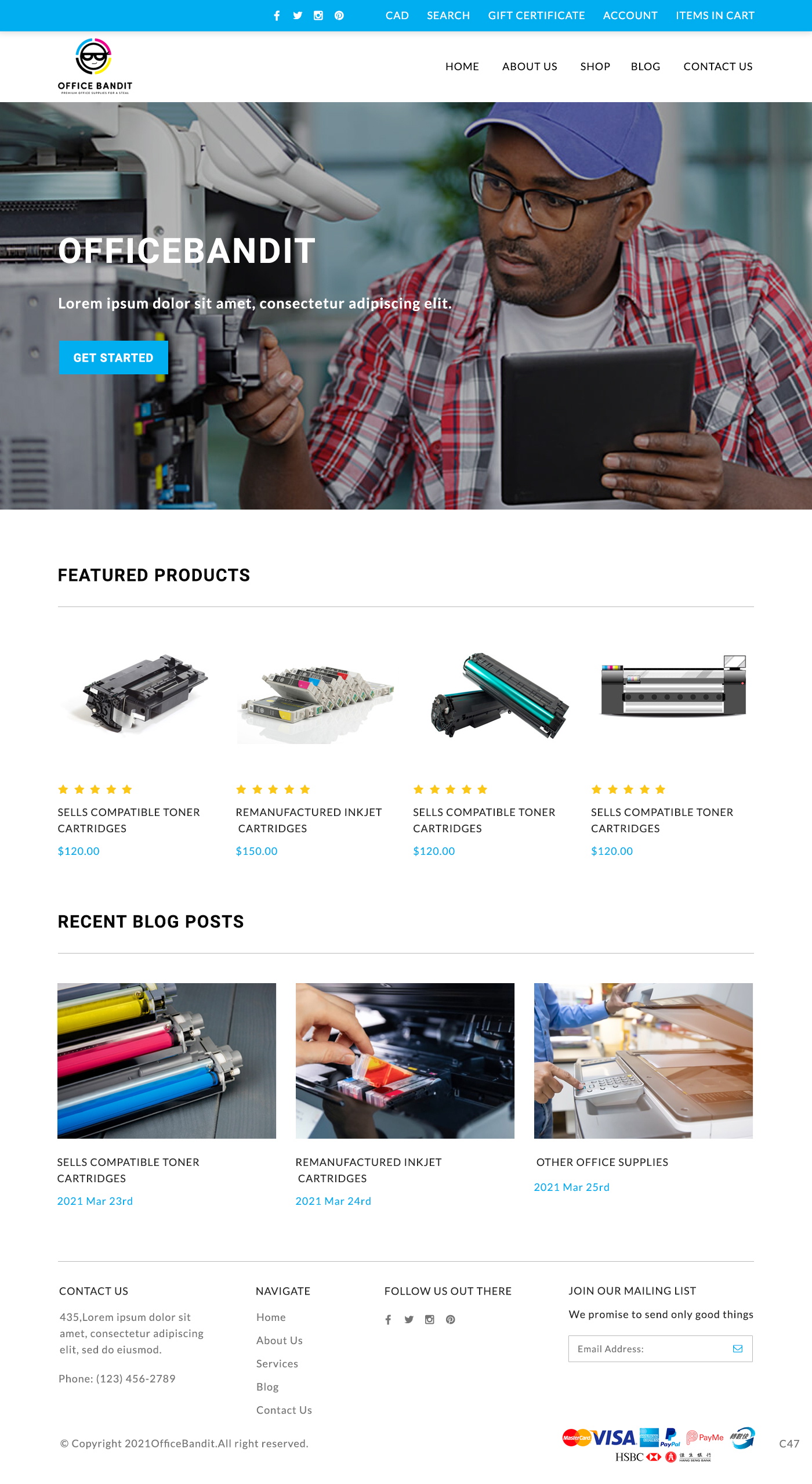 BigCommerce Design by pb for this project | Design #26471227