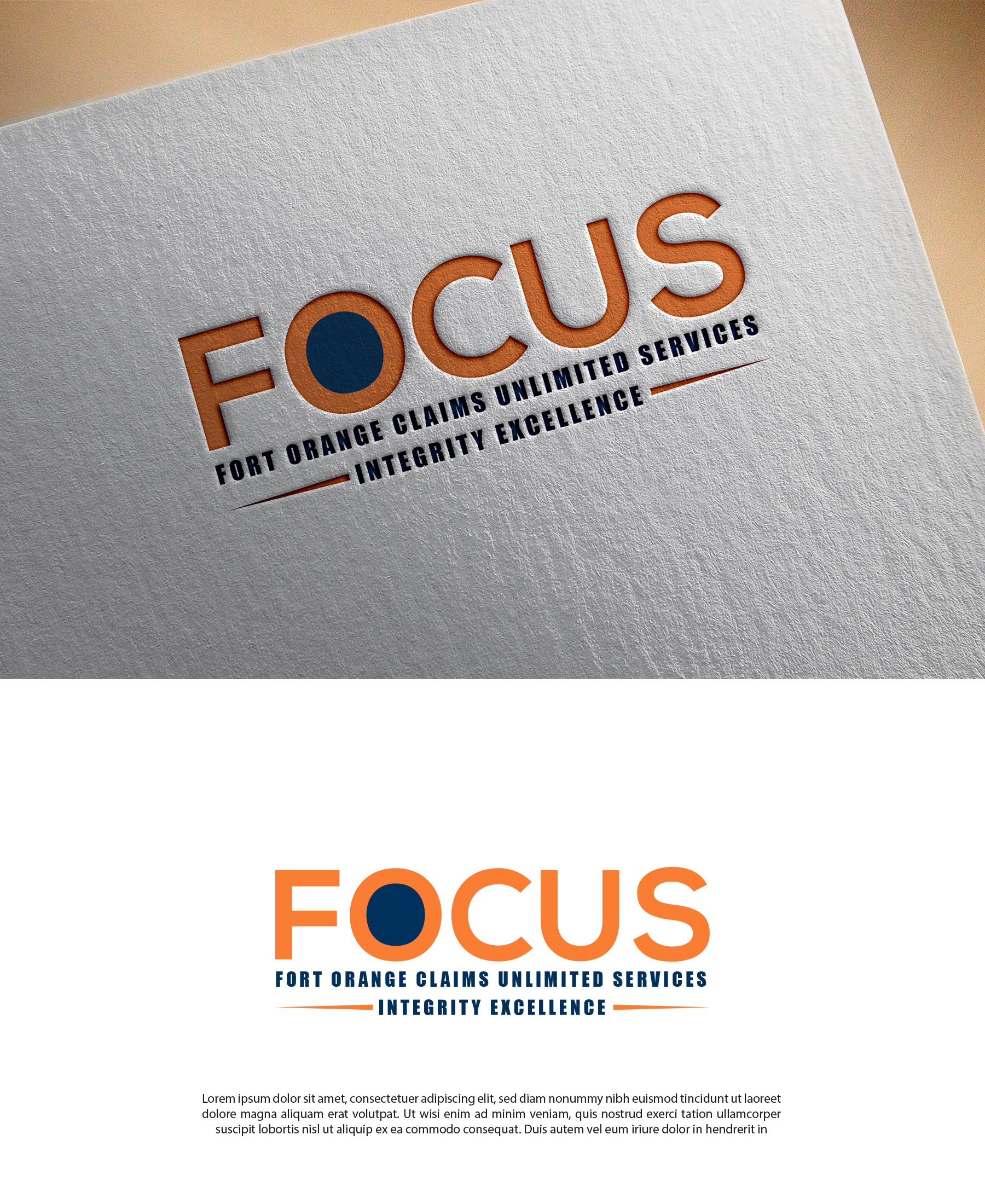 Logo Design by Amelia 25 for Fort Orange Claim Service, Inc. | Design #26465845