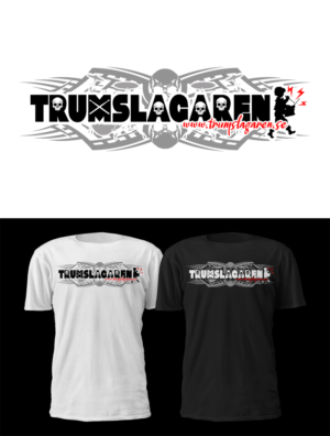 Rock n' roll t-shirt with our logo | Design de T-shirt par D'Mono