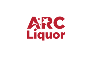 (arc graphic goes here) ARC Liquor | Logo Design by MT