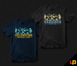 Gardiner Montana T-shirt Design | T-Shirt-Design von Uprinteez
