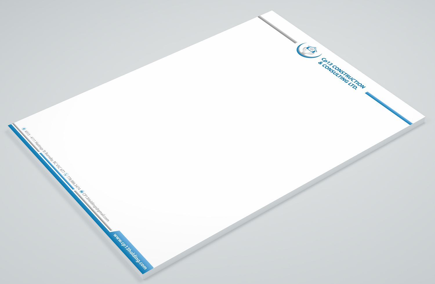 Letterhead Design by Petter Goms for this project | Design #26467949