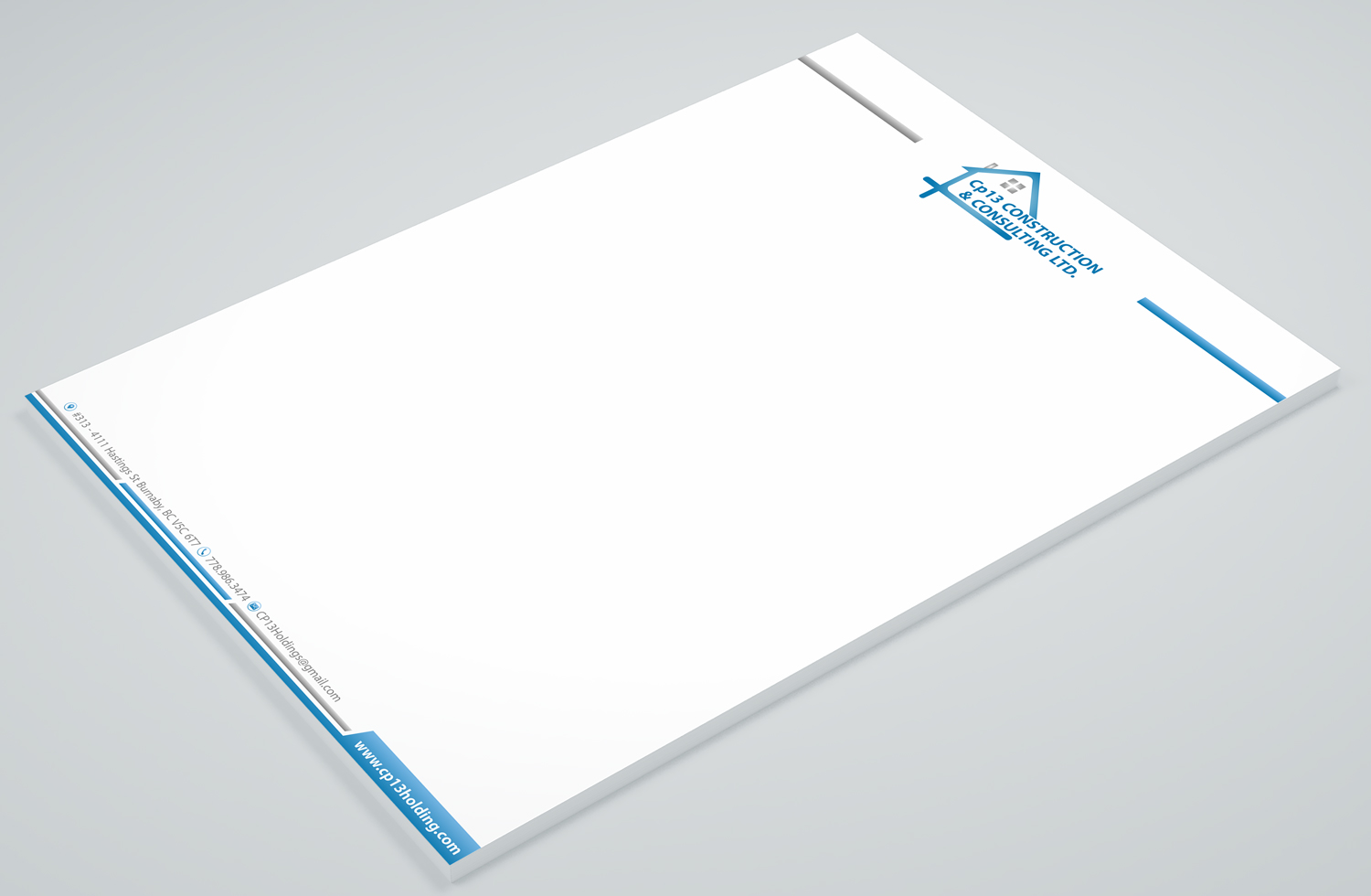 Letterhead Design by Petter Goms for this project | Design #26468221