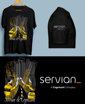 Servian & Cognizant Integration T-Shirt | Diseño de Camiseta por SAI DESIGNS