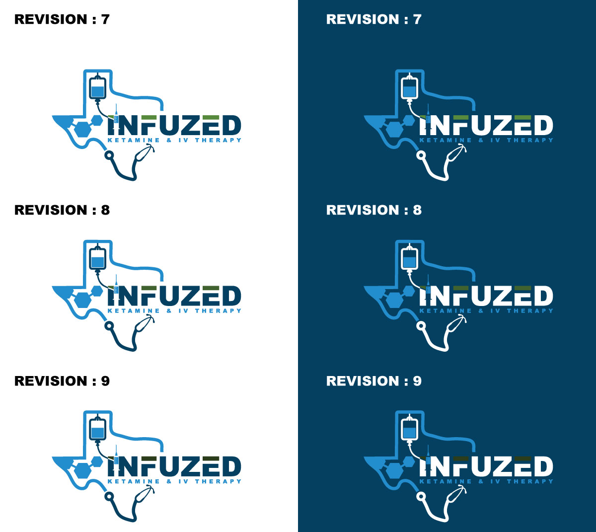 Logo-Design von uitaki für Infuzed Ketamine & IV Therapy | Design: #26488646