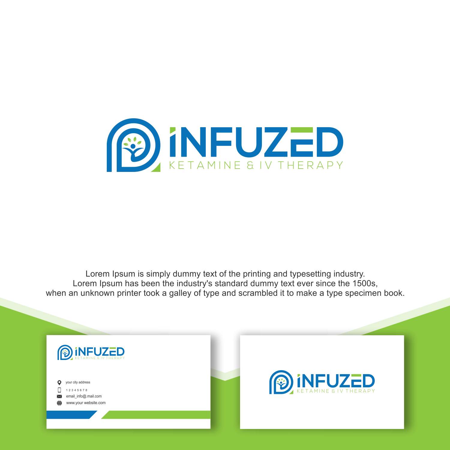 Logo-Design von Trestan für Infuzed Ketamine & IV Therapy | Design #26466843