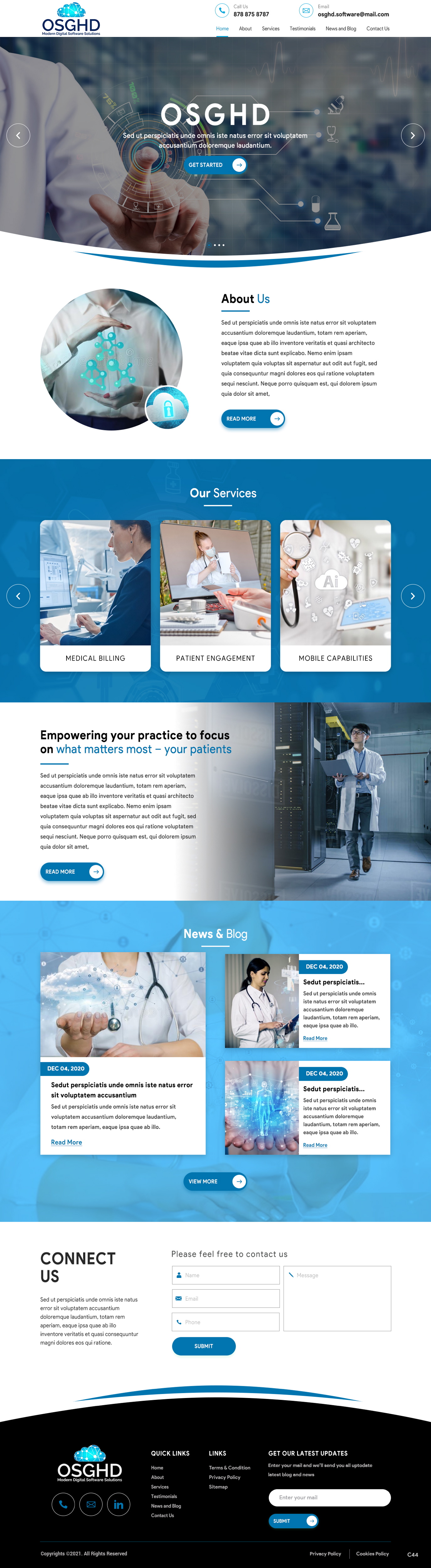 Web Design by pb for this project | Design #26471234