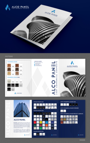 Presentation Brochure and Sample Box Design for Alco Panel | Broschüren-Design von SAI DESIGNS