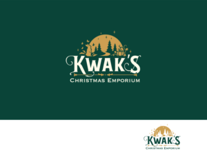 Kwak's Christmas Emporium | Diseño de Logo por ArtTank