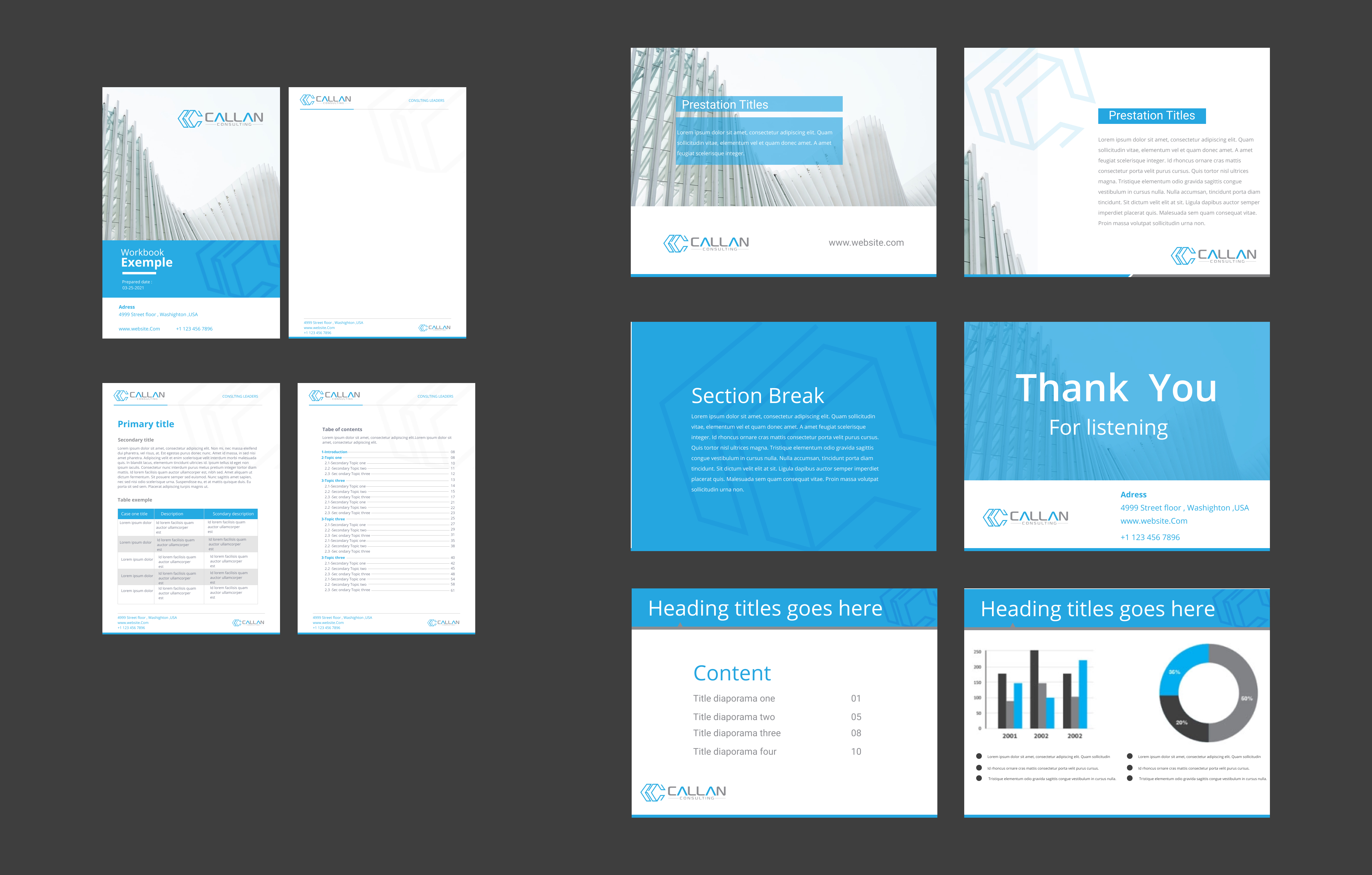Word Template Design by Fire Art studio for Callan Holdings PL | Design: #26482941