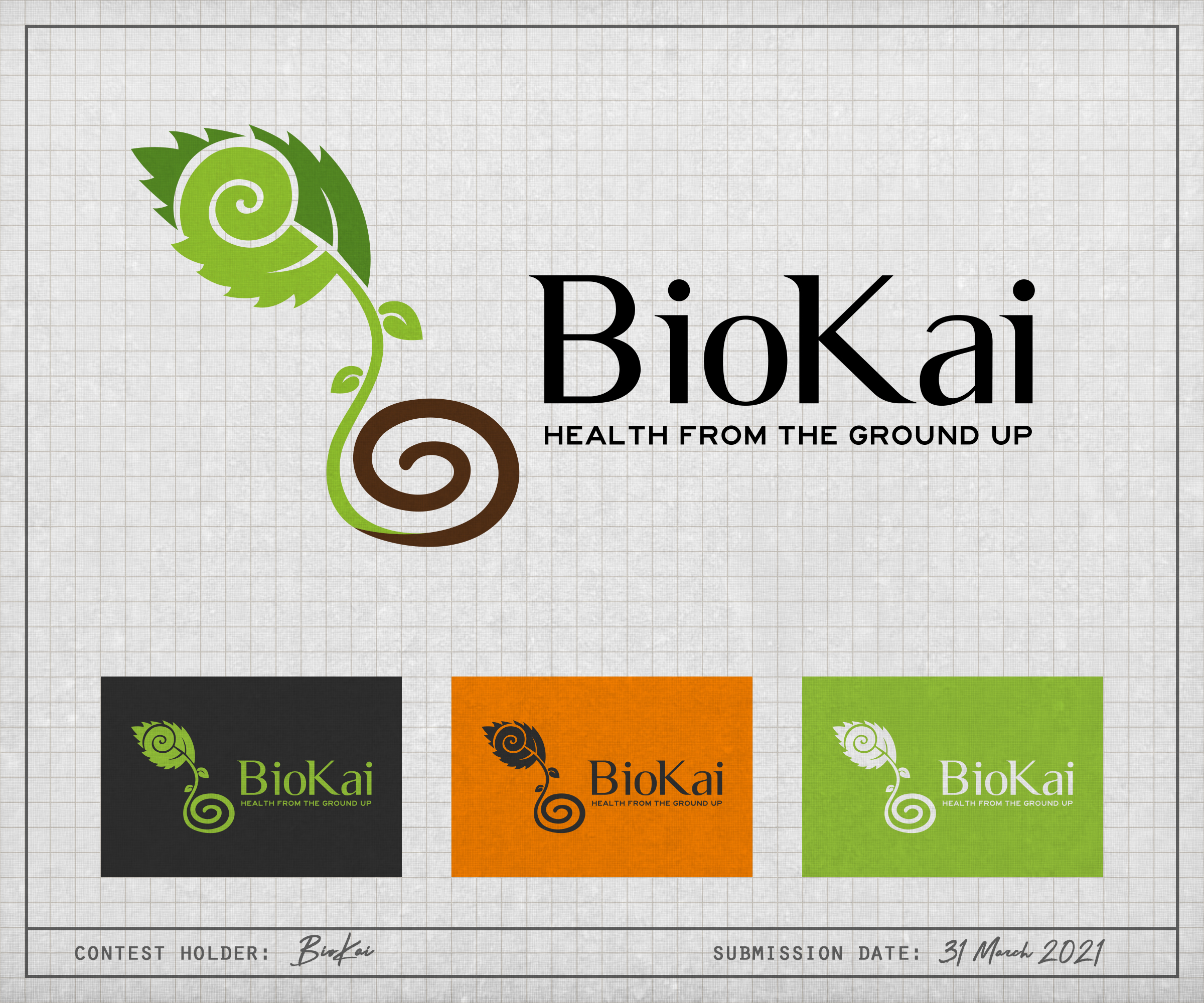 Logo-Design von Sangkasa für KoruKai Herb Farm | Design #26503662