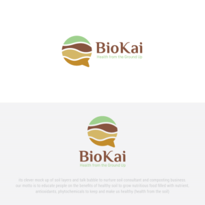 BioKai - Health from the Ground Up | Logo Design by nandkumar