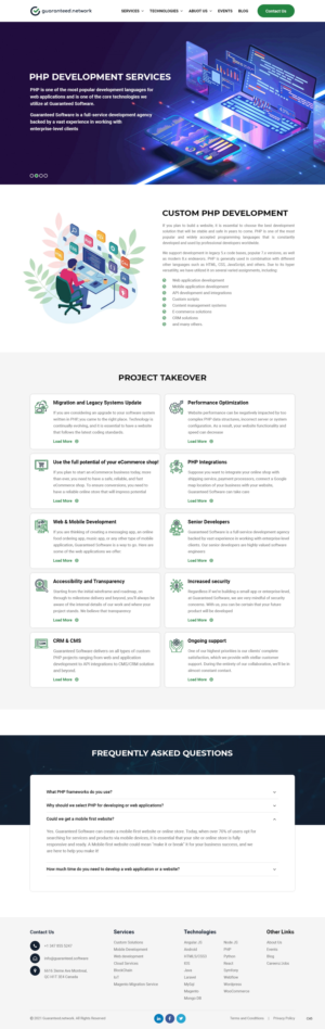 Web Design by pb for this project | Design: #26476532