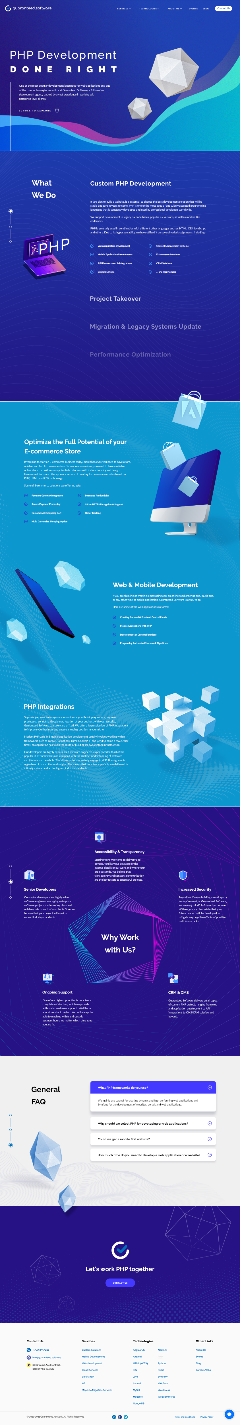 Web Design by Sol. Design for this project | Design #26638675