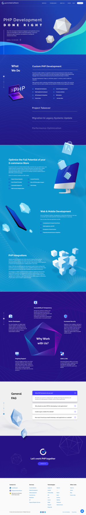Web Design by Sol. Design for this project | Design #26638675