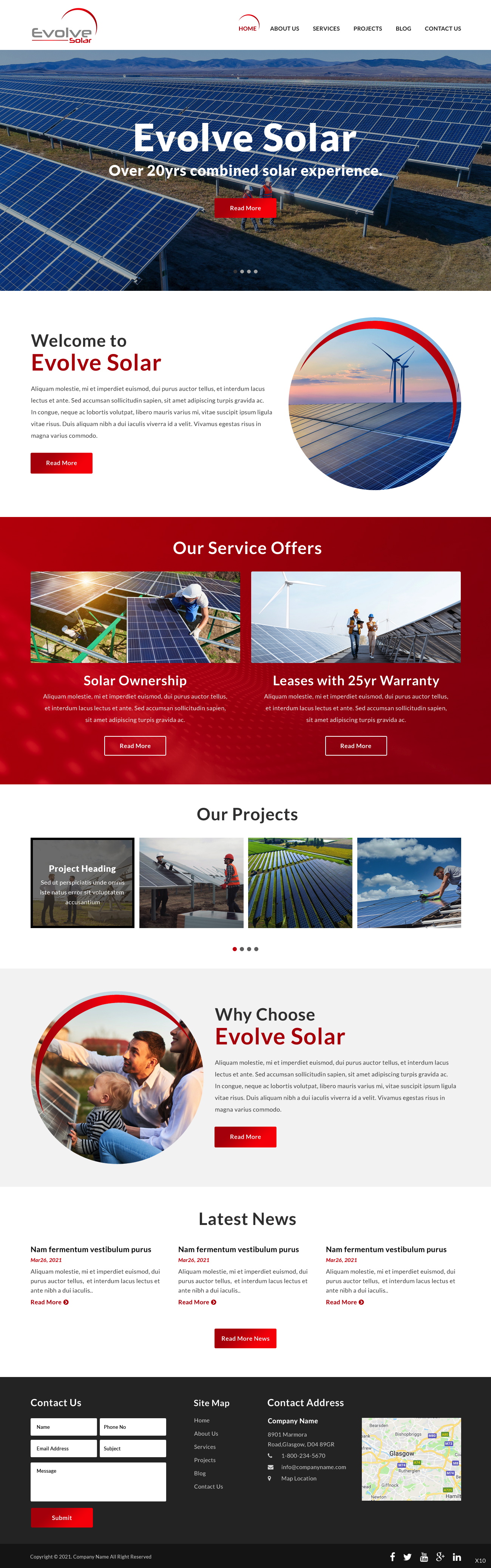 Web Design by pb for EvolveSolar | Design #26482203