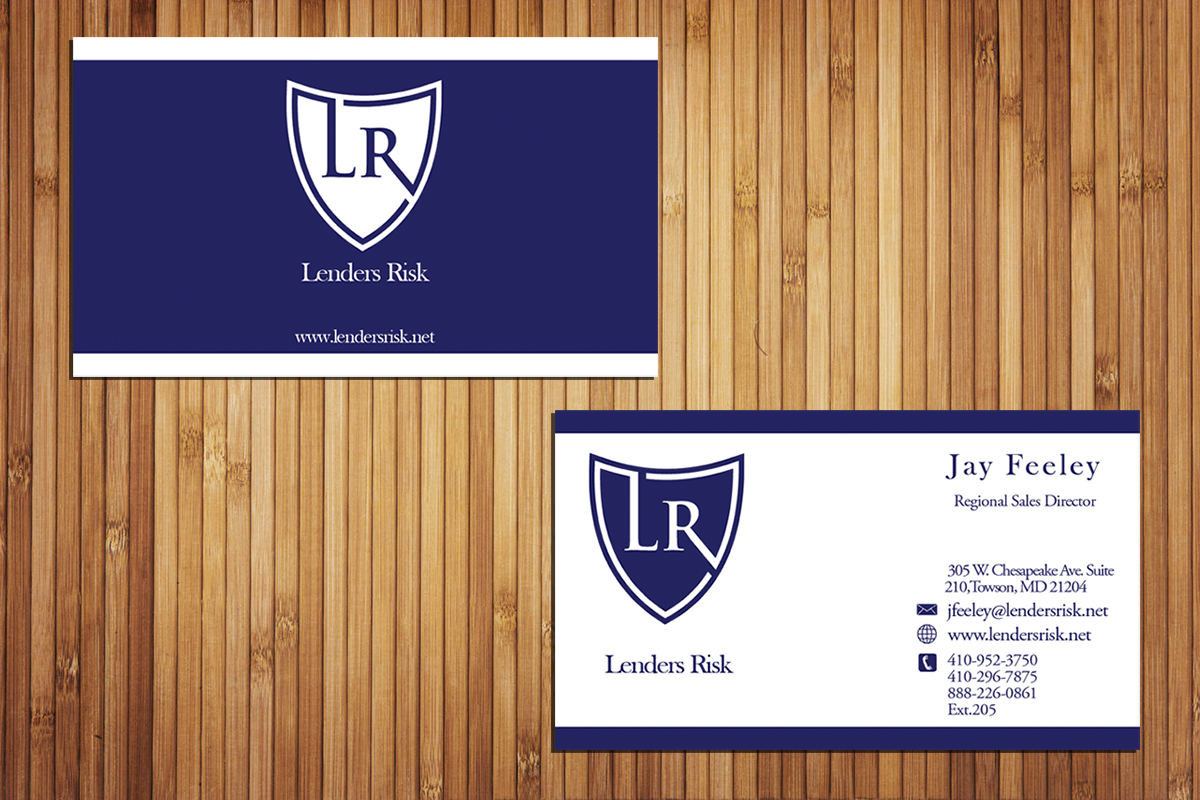 Business Card Design by Aysan for Lenders Risk | Design #3072004