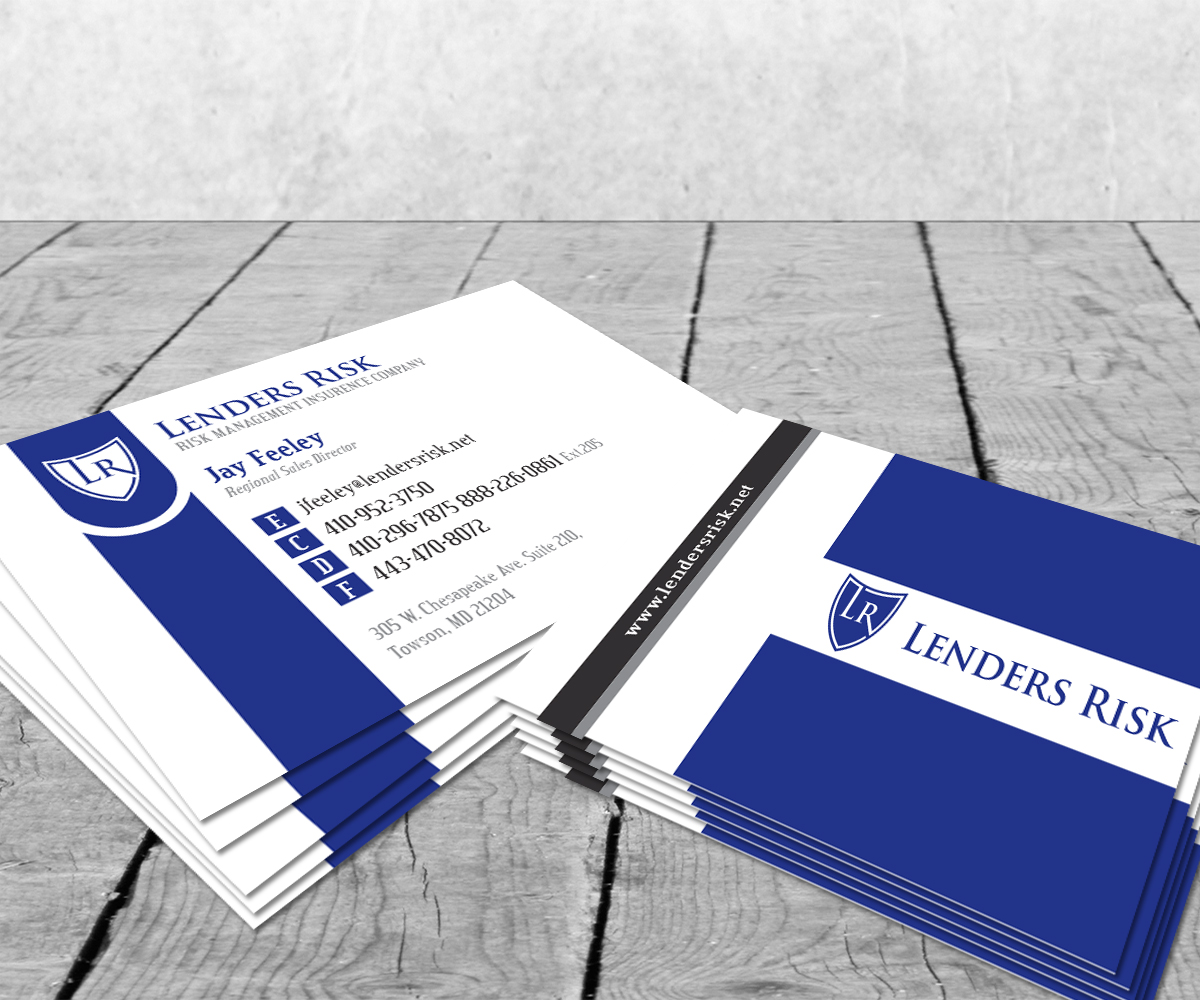 Business Card Design by Intro Base for Lenders Risk | Design #3058109