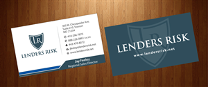Diseño de Tarjeta de Presentación por HarmiDesigning para Lenders Risk | Diseño: #3049750