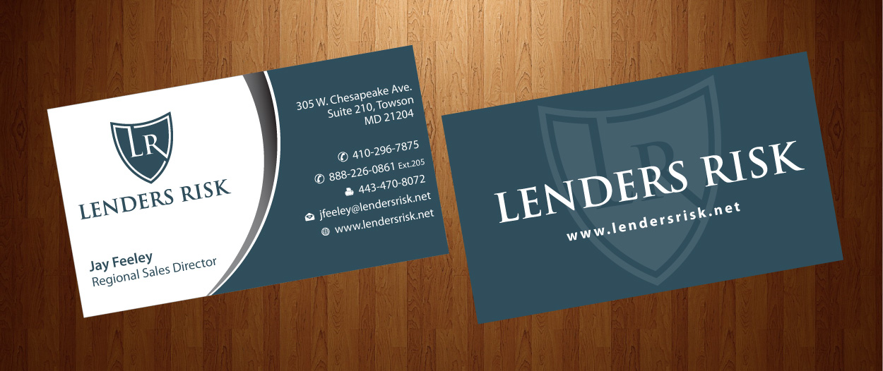 Business Card Design by harmi_199 for Lenders Risk | Design #3049756