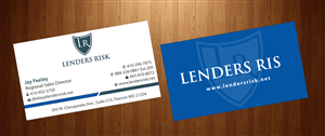 Diseño de Tarjeta de Presentación por HarmiDesigning para Lenders Risk | Diseño: #3049764
