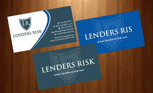 Diseño de Tarjeta de Presentación por HarmiDesigning para Lenders Risk | Diseño: #3049766