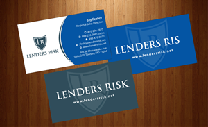 Diseño de Tarjeta de Presentación por HarmiDesigning para Lenders Risk | Diseño: #3049772