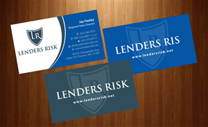Diseño de Tarjeta de Presentación por HarmiDesigning para Lenders Risk | Diseño: #3049784