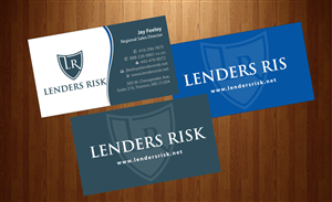 Diseño de Tarjeta de Presentación por HarmiDesigning para Lenders Risk | Diseño: #3049787