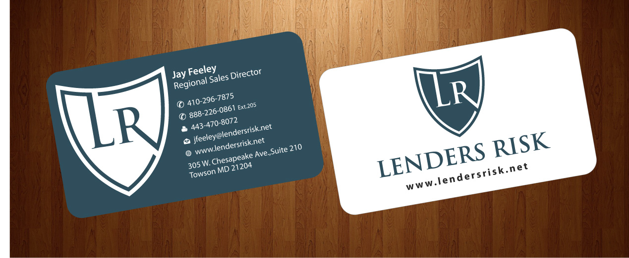 Business Card Design by harmi_199 for Lenders Risk | Design #3049810