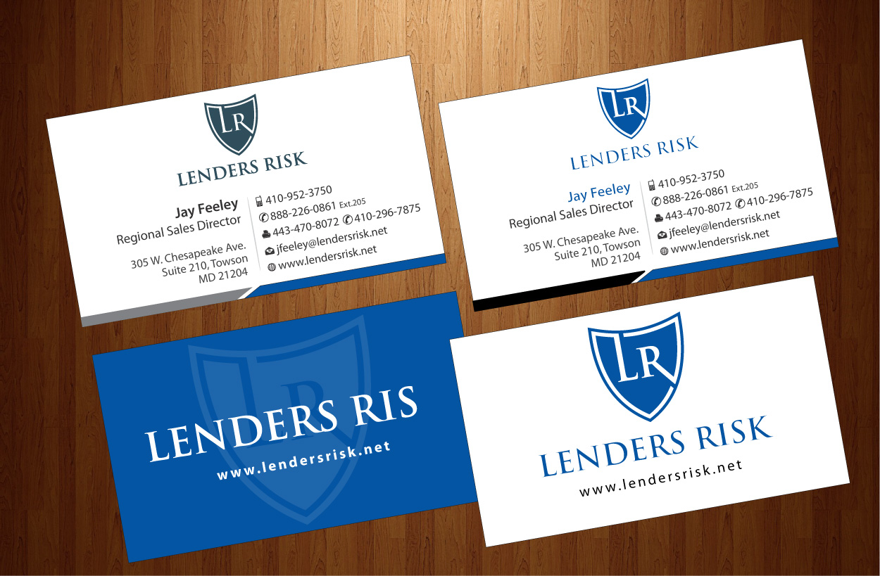 Business Card Design by harmi_199 for Lenders Risk | Design #3049995