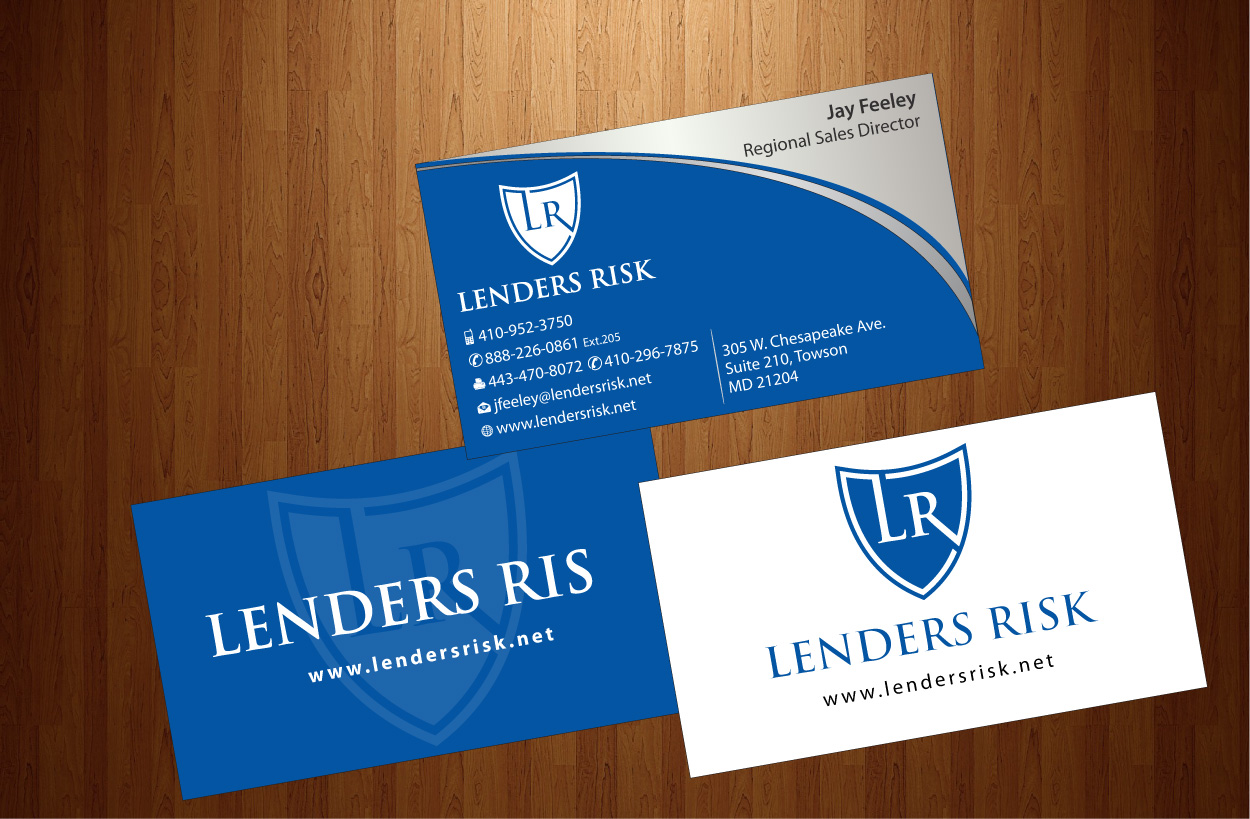 Business Card Design by harmi_199 for Lenders Risk | Design #3050056