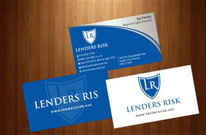 Business Card Design by harmi_199 for Lenders Risk | Design: #3050056