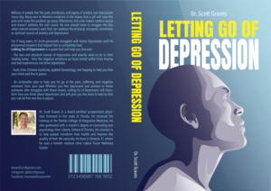 Design a cover that embodies the concept of healing by letting go of depression | Buchumschlag Design von Zhor Signatures