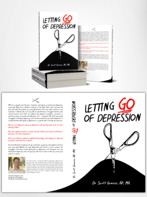 Design a cover that embodies the concept of healing by letting go of depression | Design de Couverture de Livre par Estratosphera