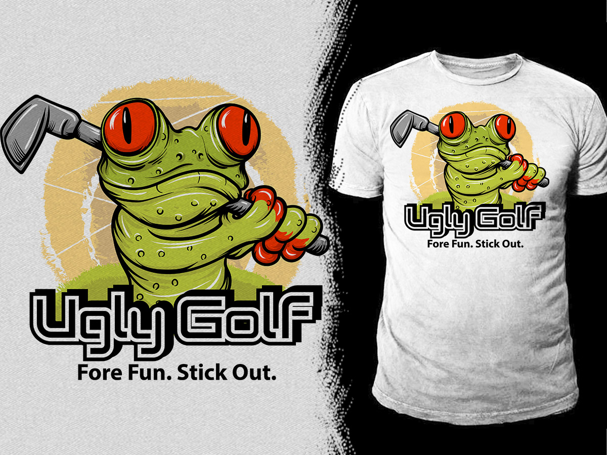 T-shirt Design by Falih A for Ugly Golf | Design #26505473