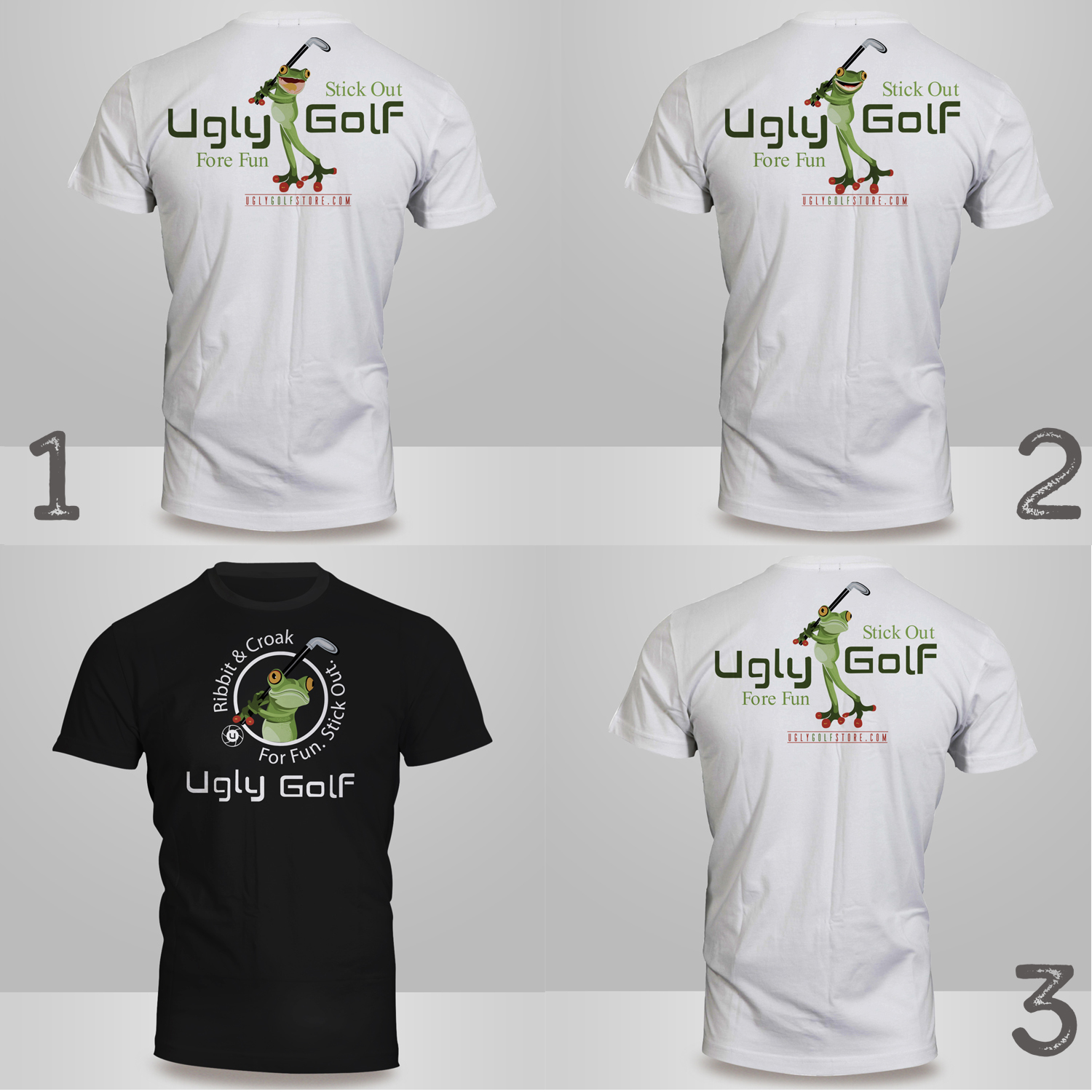 T-shirt Design by Kero for Ugly Golf | Design #26504454