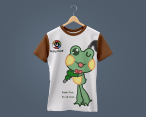 T-shirt Design by Kidong Characters for Ugly Golf | Design: #26500811