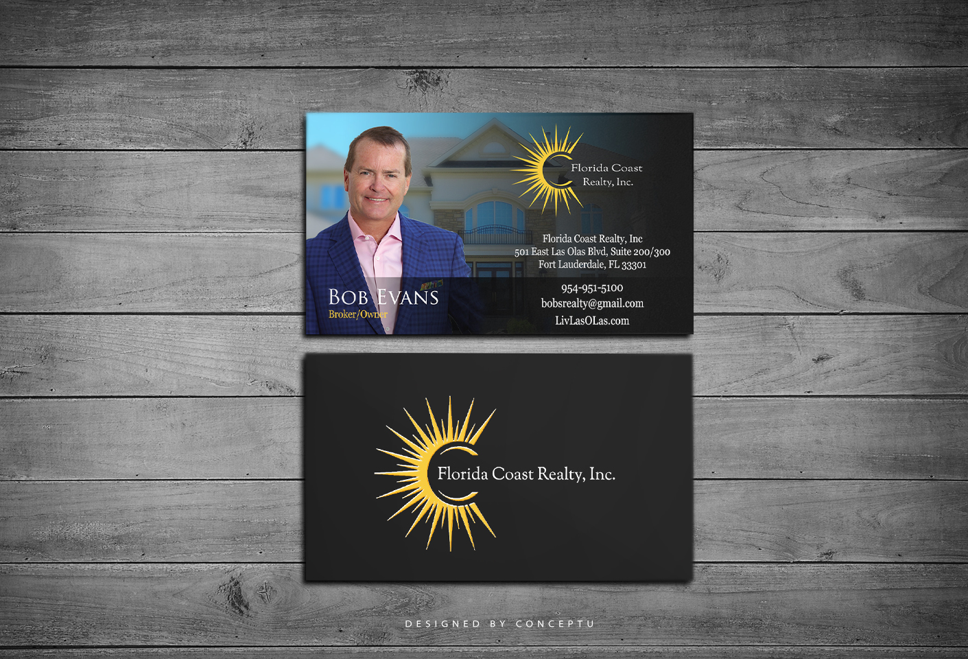 Business Card Design by acgrapix for Florida Coast Realty, Inc.  | Design #26506917