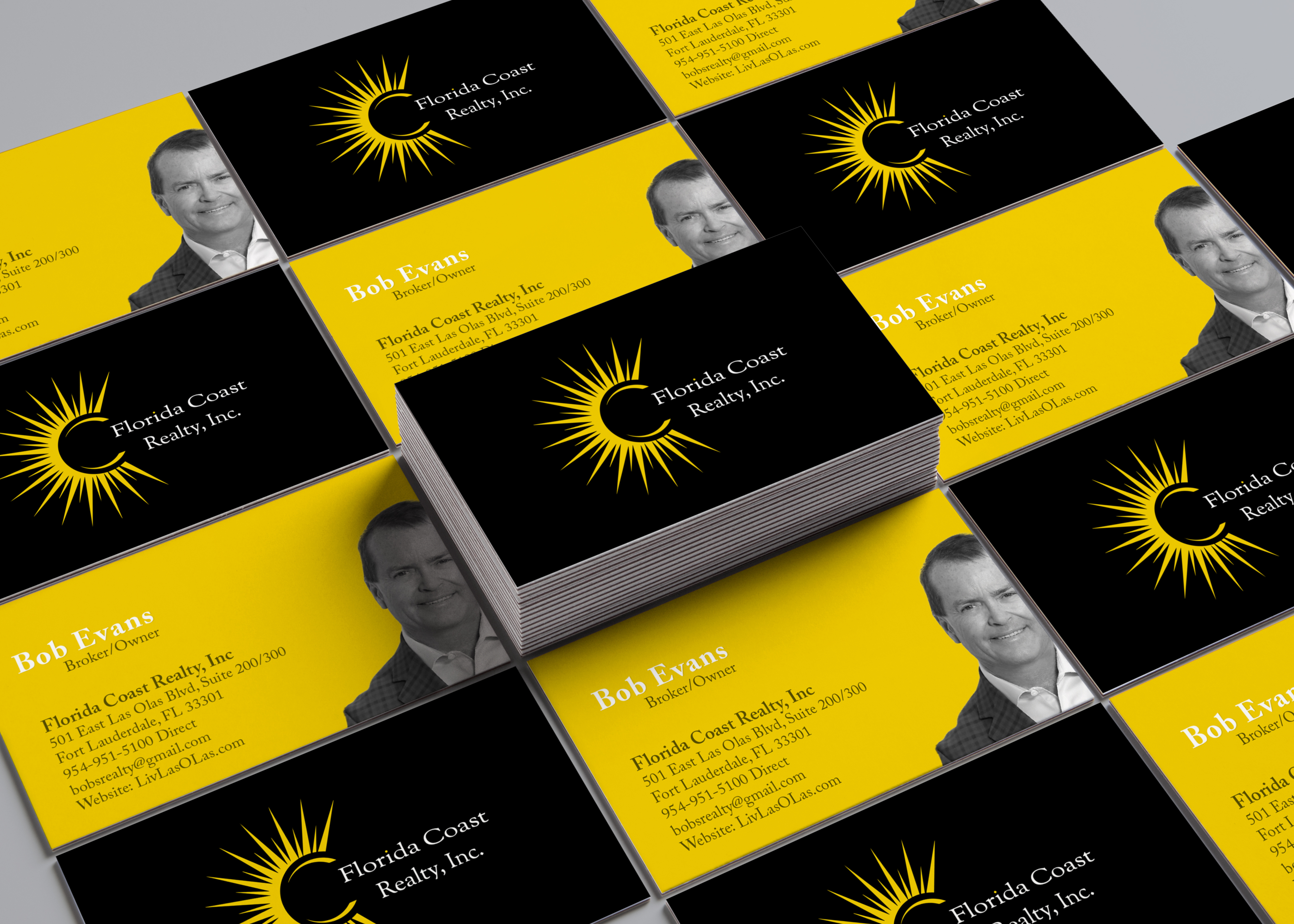 Business Card Design by creative.visuals for Florida Coast Realty, Inc.  | Design #26498540