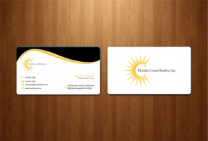 Business Card Design by Crea8iveMind for Florida Coast Realty, Inc.  | Design #26494932