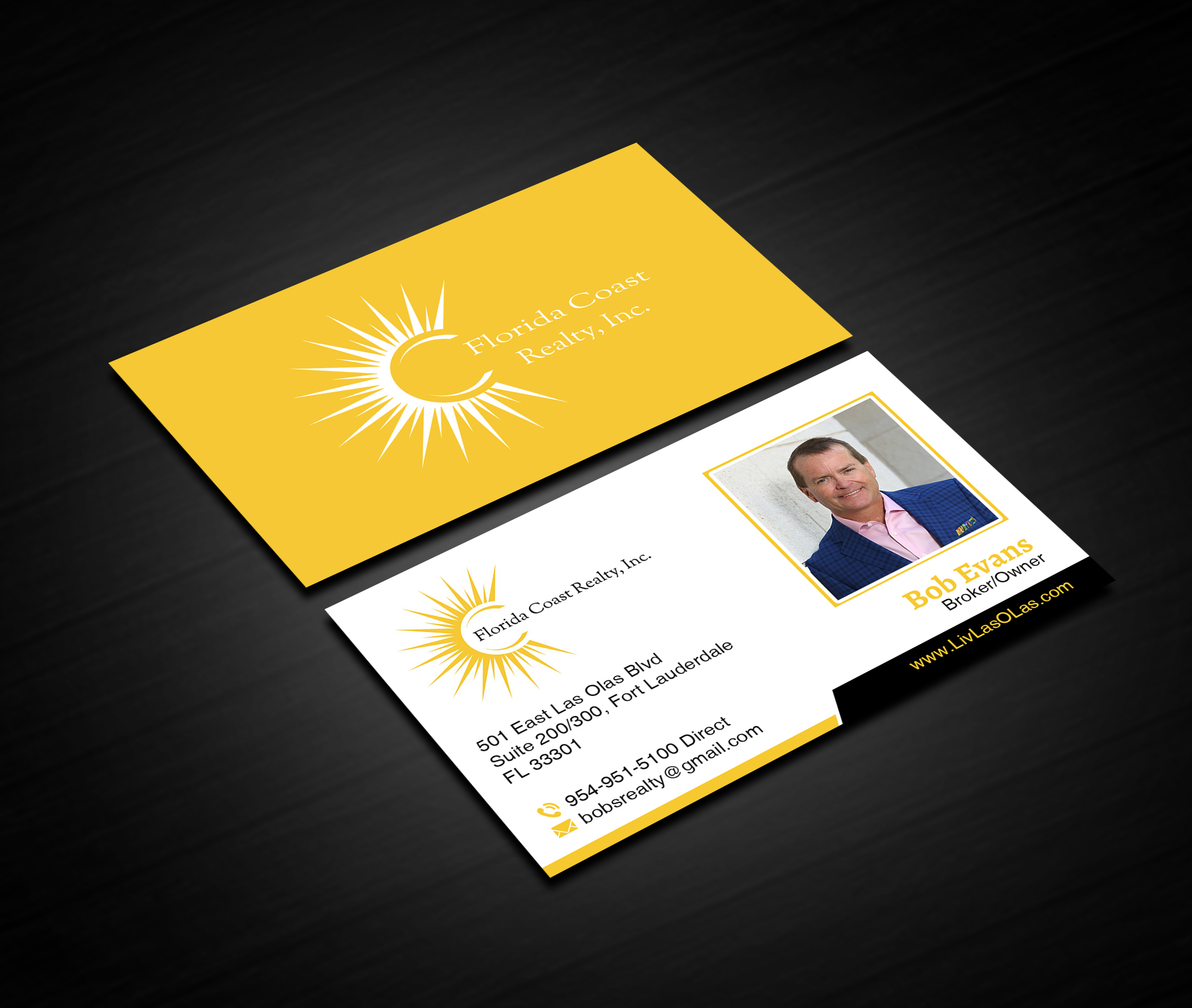 Business Card Design by Creations Box 2015 for Florida Coast Realty, Inc.  | Design #26502093
