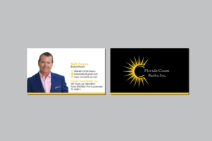 Business Card Design by Creations Box 2015 for Florida Coast Realty, Inc.  | Design: #26502098