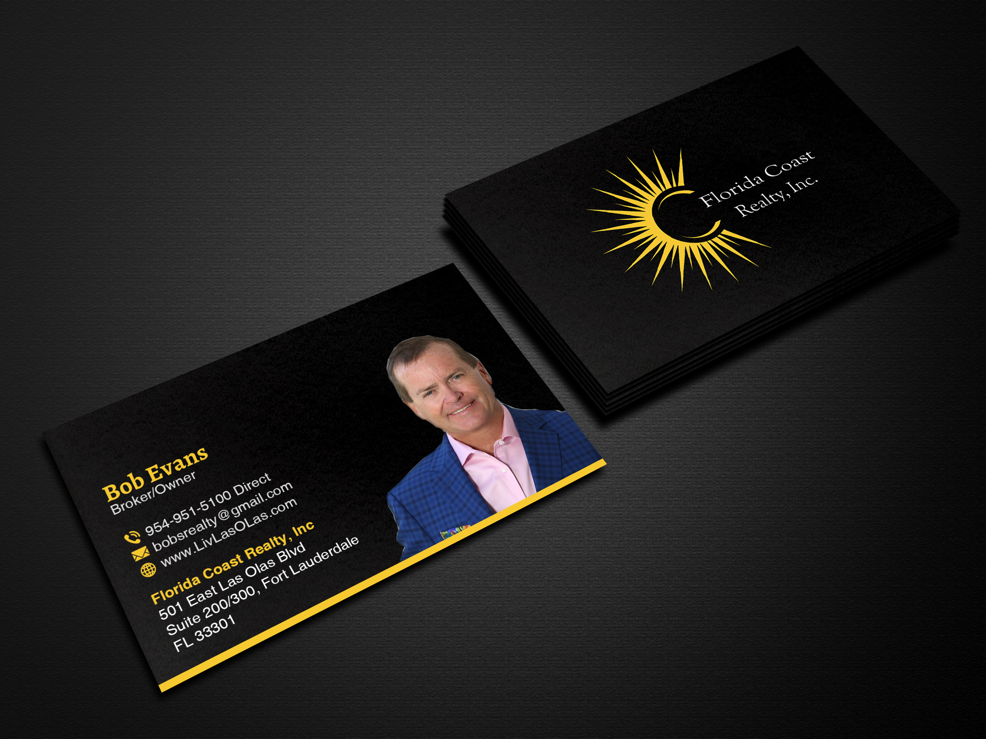 Visitenkarten-Design von Creations Box 2015 für Florida Coast Realty, Inc.  | Design #26502101