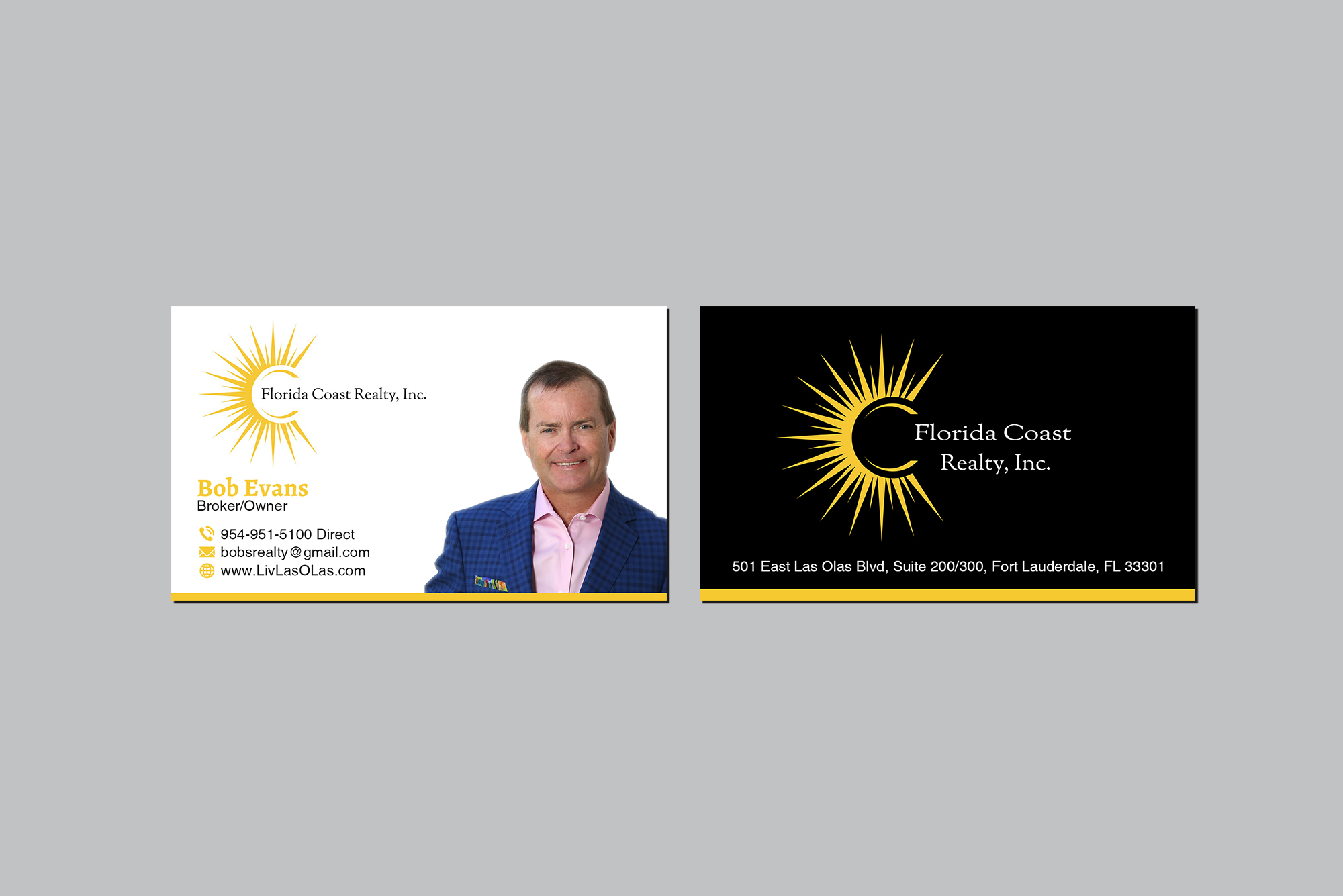 Visitenkarten-Design von Creations Box 2015 für Florida Coast Realty, Inc.  | Design #26502102